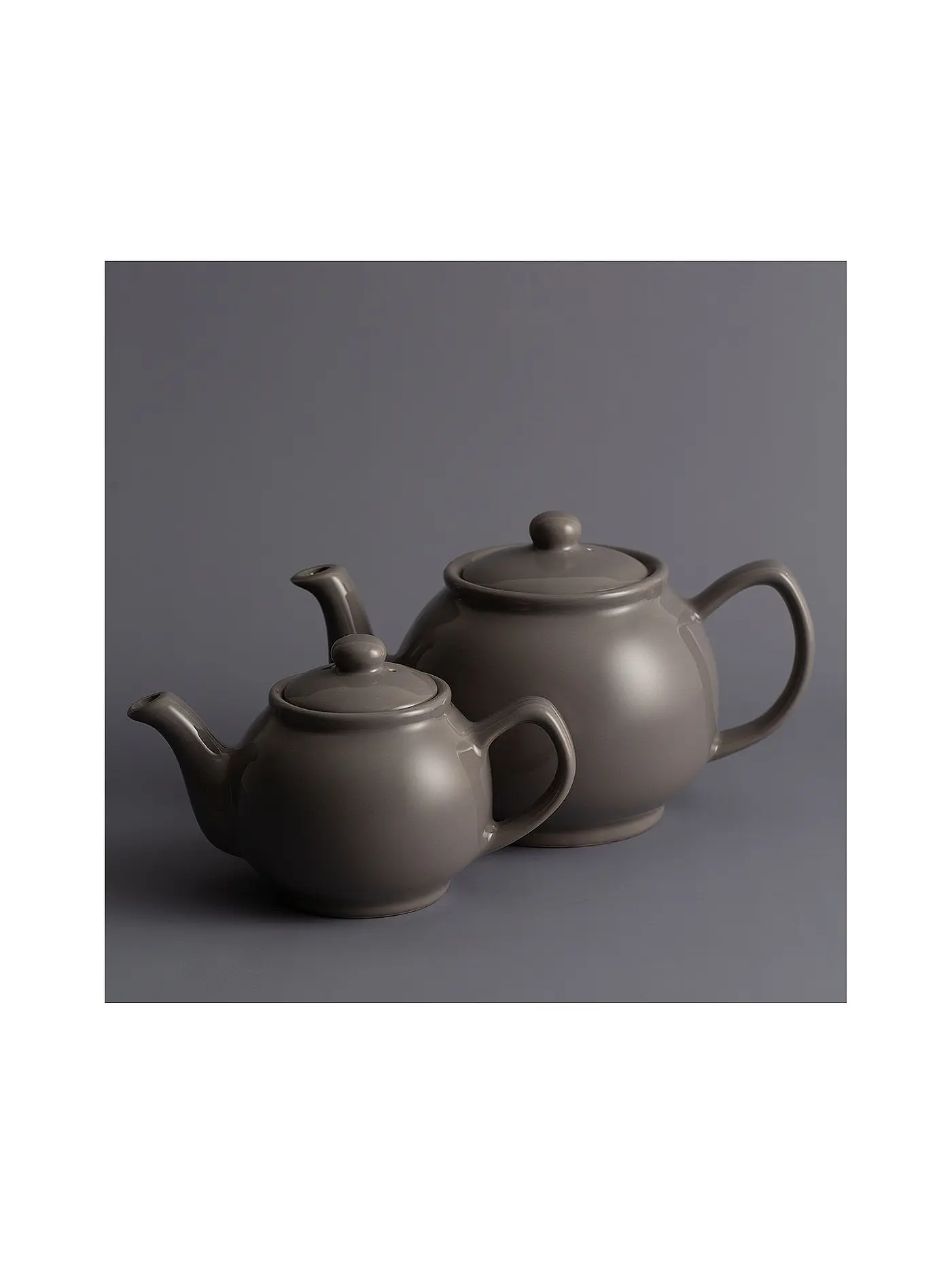 PRICE & KENSINGTON | Teekanne 1,1l Salbei-Gruen glänzend | grau